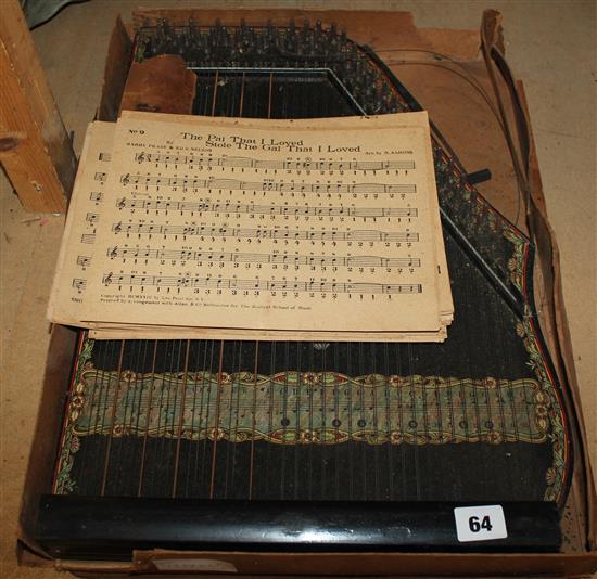 Cased zither